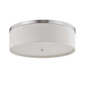 Staybridge Suites Hotel Ceiling Lamp with Brushed Nickel Finish at Guestroom and Corridor