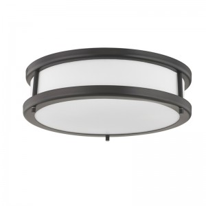 Delta Hotel Ceiling Lamp with Dark Bronze Finish at Guestroom and Corridor